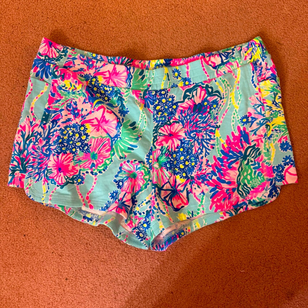LILLY PULITZER COTTON PULL ON SHORTS, NWOT, SZ XL